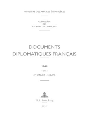 cover image of Documents diplomatiques français
